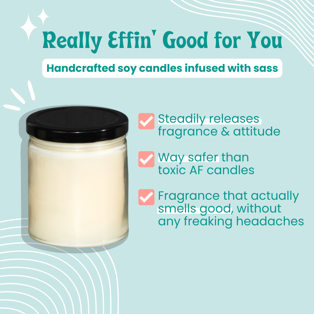 Light this wick when it's time to suck your dick Soy Candle