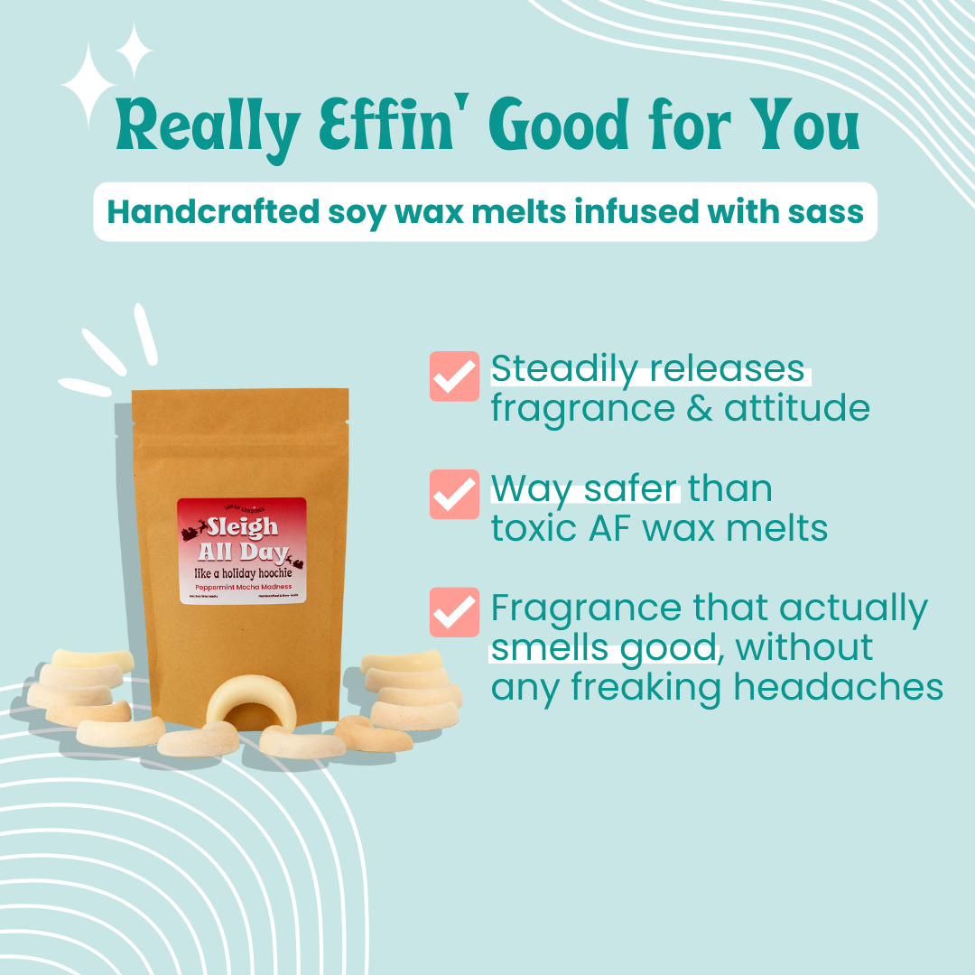 Sleigh All Day, Peppermint Mocha Wax Melts