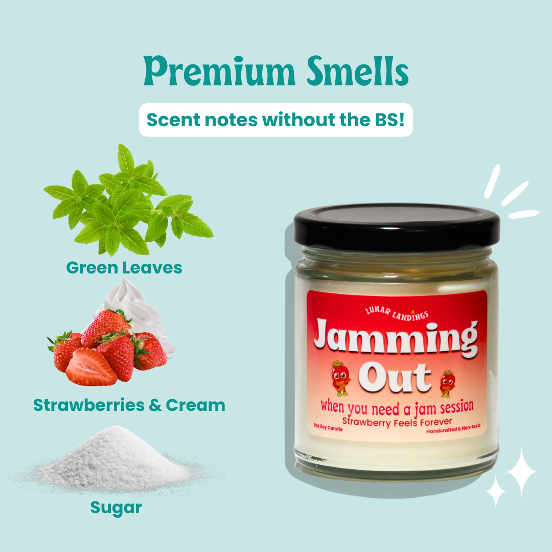 Strawberries & Cream Soy Candle