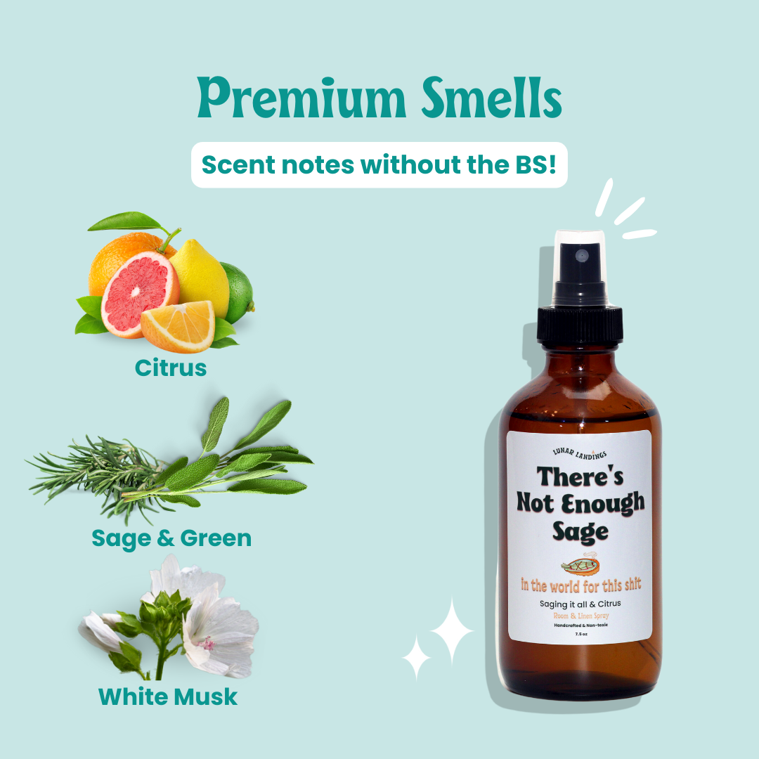 Sage & Citrus Room Spray, There's Not Enough Sage