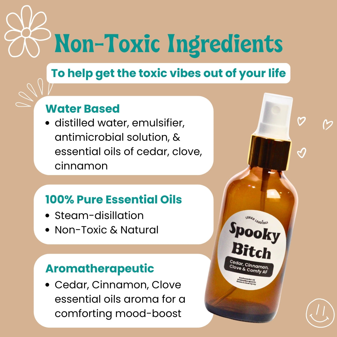 Essential Oil Room & Linen Spray: Cedar, Cinnamon, & Clove