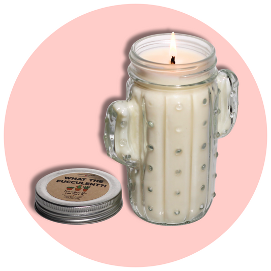 Cactus Container Soy Candle
