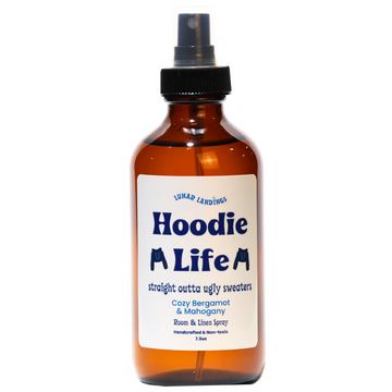 Bergamot Mahogany, Hoodie Life Room & Linen Spray