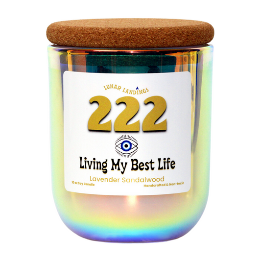 222 Living My Best Life Manifestation Soy Candle