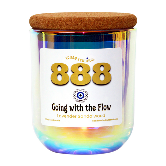 888 Going with the Flow Manifestation Soy Candle