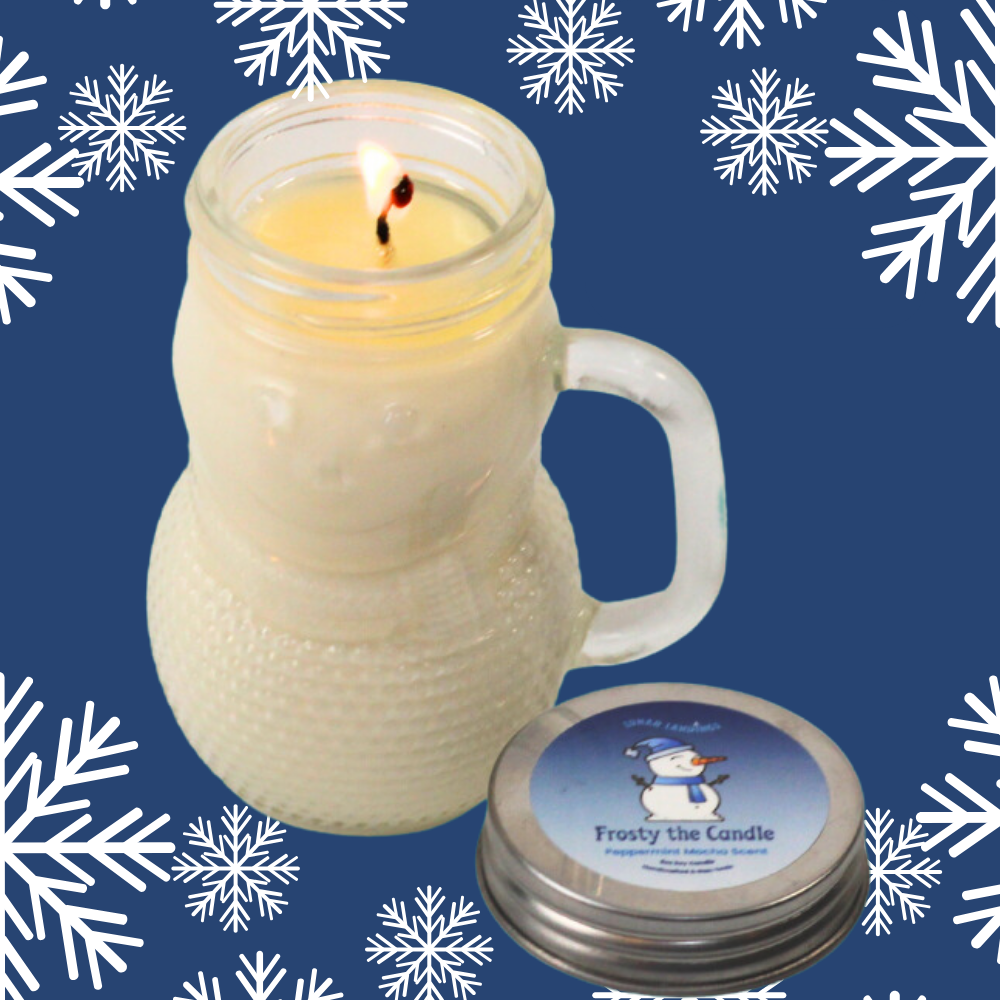 FREE, 4oz Frosty The Candle ☃️ Gingerbread scent