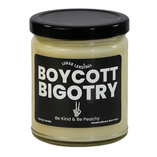 Boycott Bigotry Soy Candle