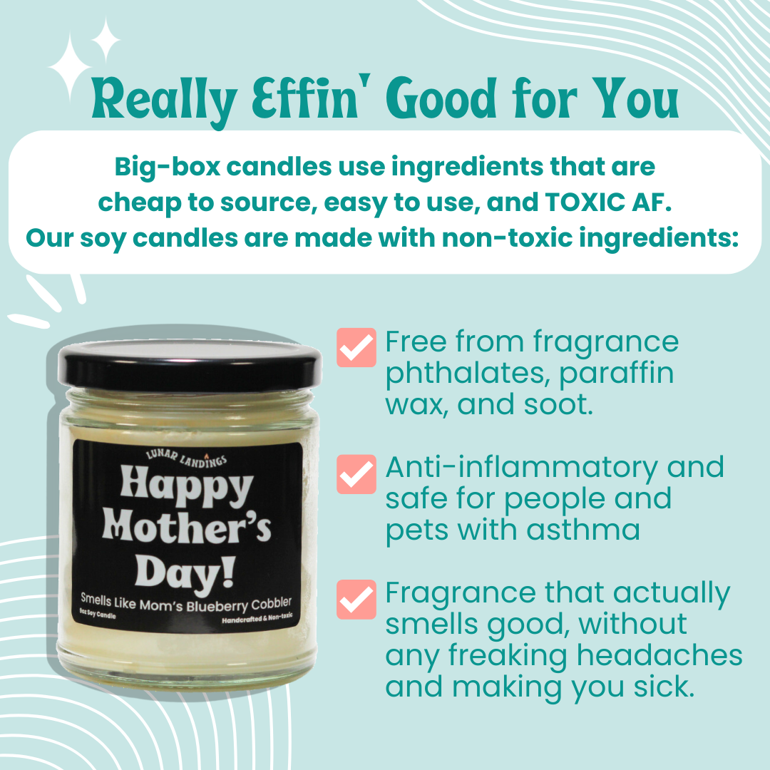 Smells like Mom's Bluberry Cobbler on Mother's Day
