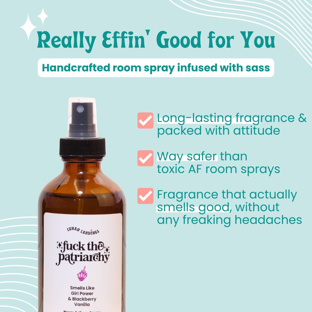 F*ck The Patriarchy & Blackberry Vanilla Room & Linen Spray