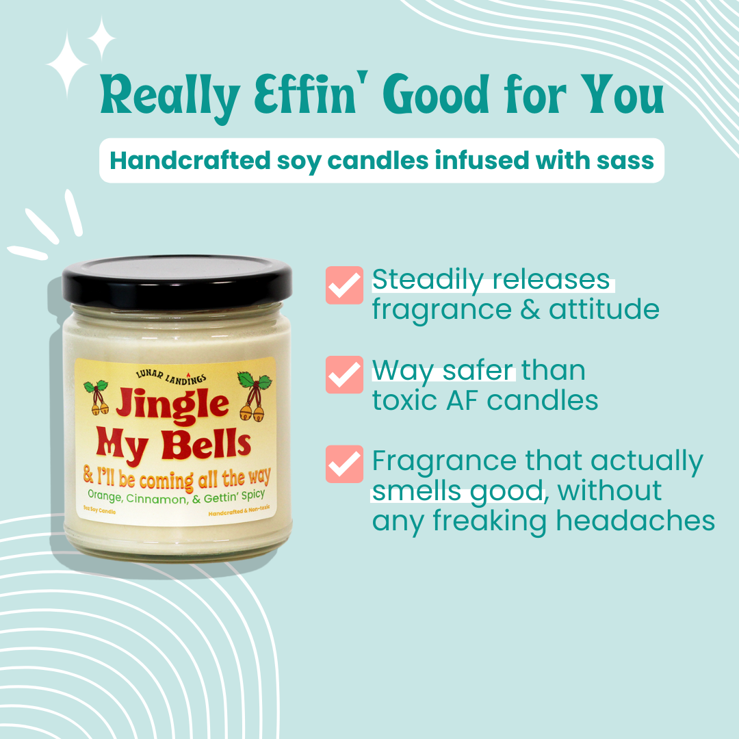 Jingle My Bells, Orange & Cinnamon Spice Soy Candle
