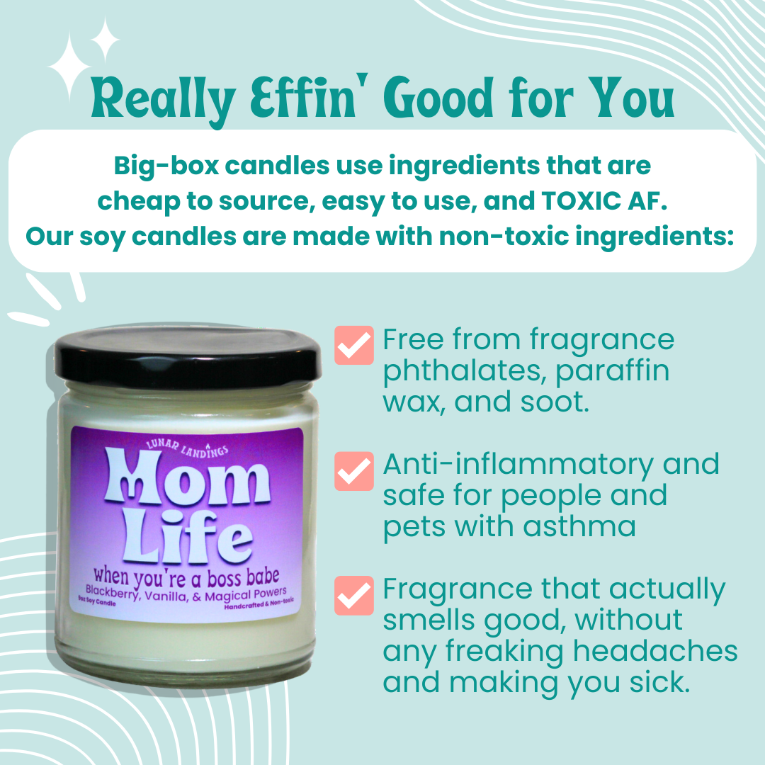 #Momlife Soy Candle