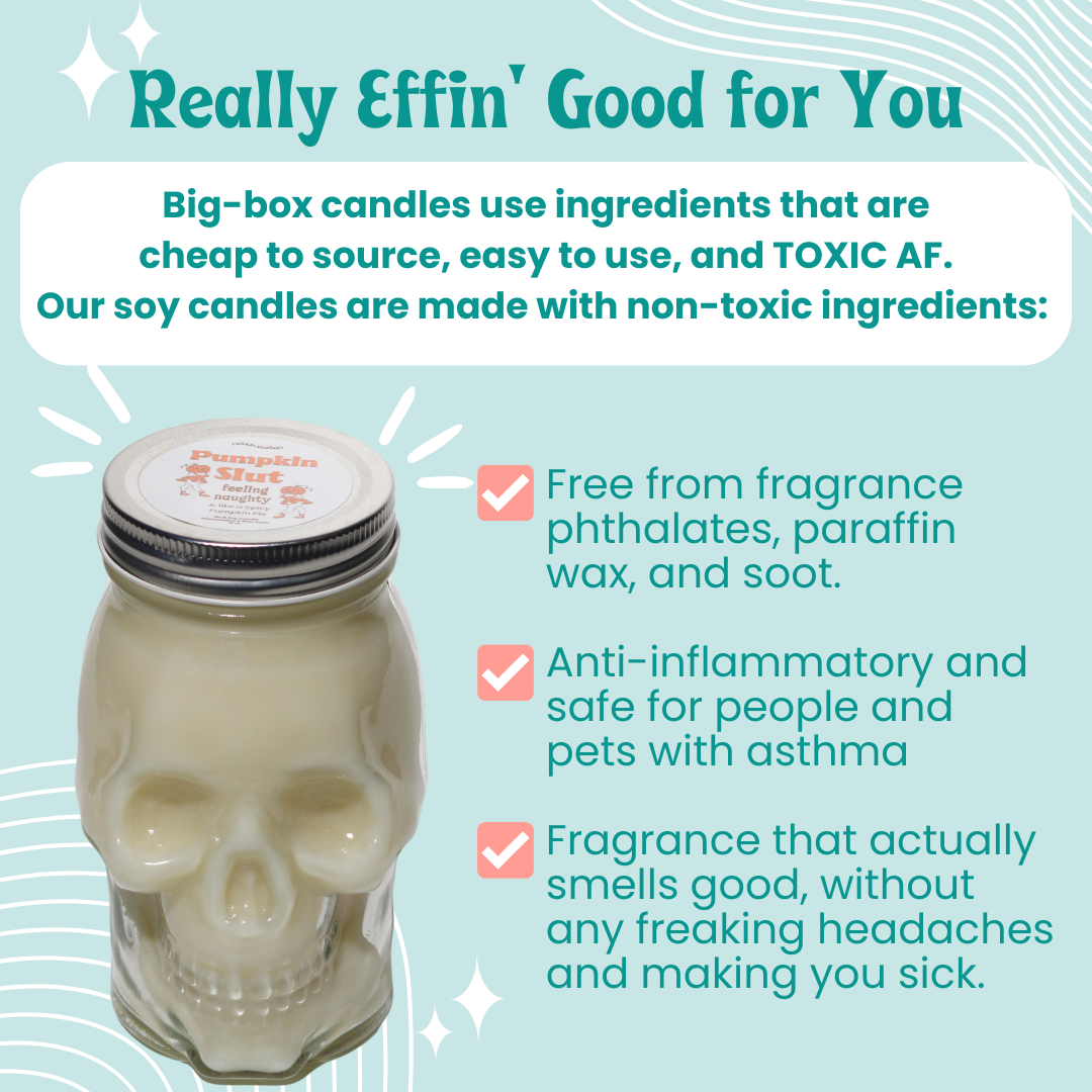 Sassy Skull Soy Candle