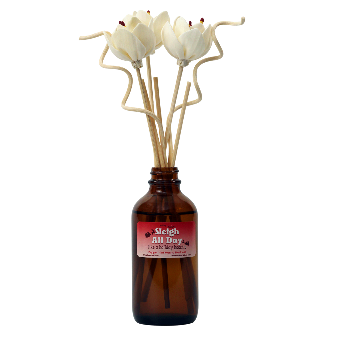 Peppermint Mocha Flower Reed Diffuser