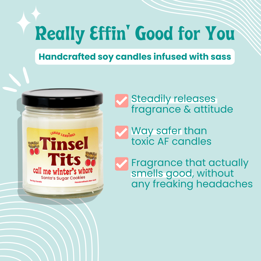 Tinsel Tits, Sugar Cookies Soy Candle