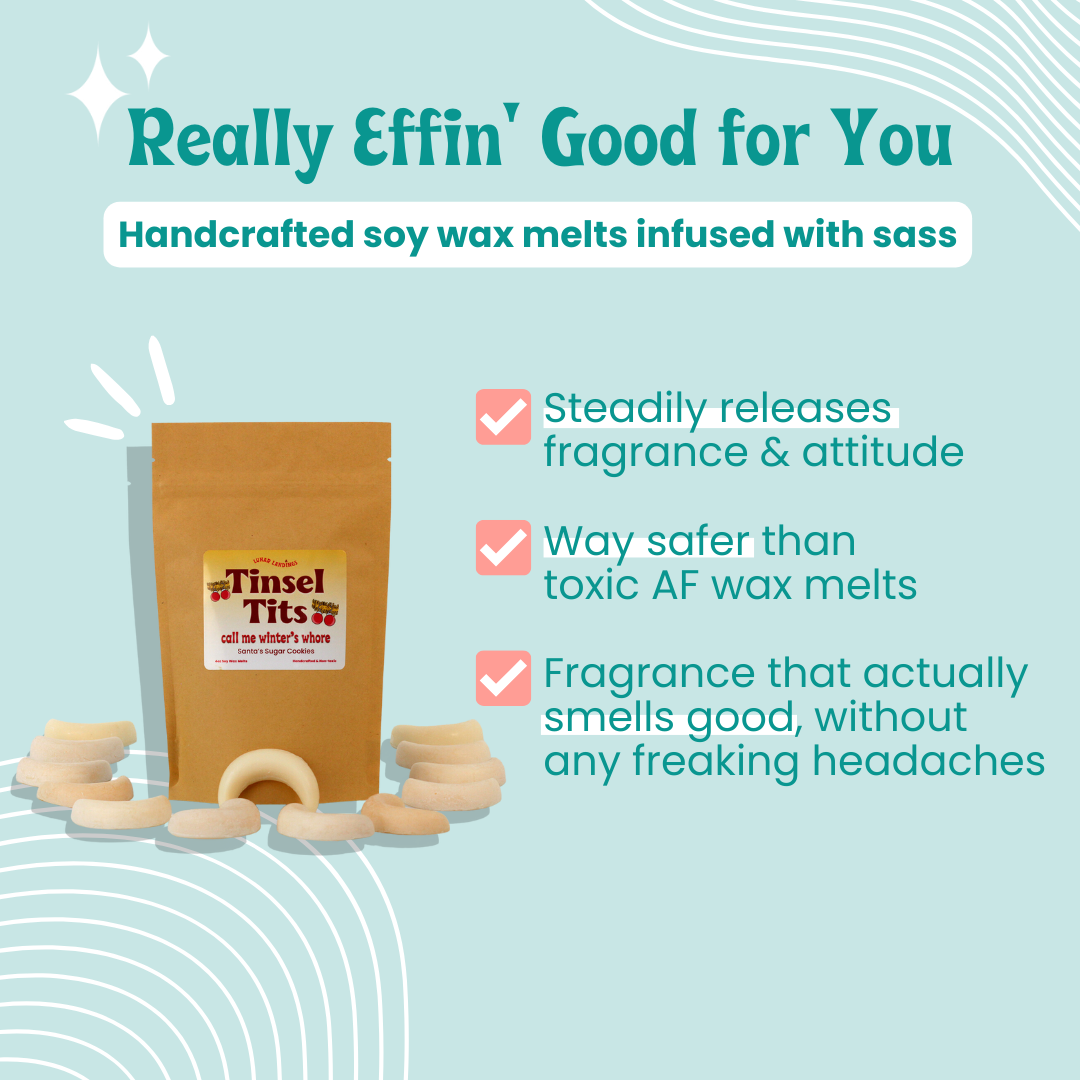 Tinsel Tits, Sugar Cookies Wax Melts