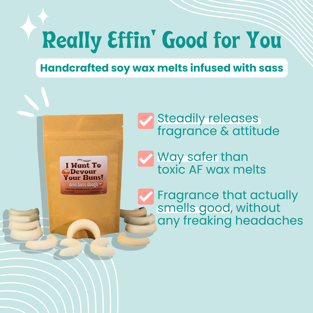 I Want To Devour Your Buns, Cinnamon Buns Soy Wax Melts