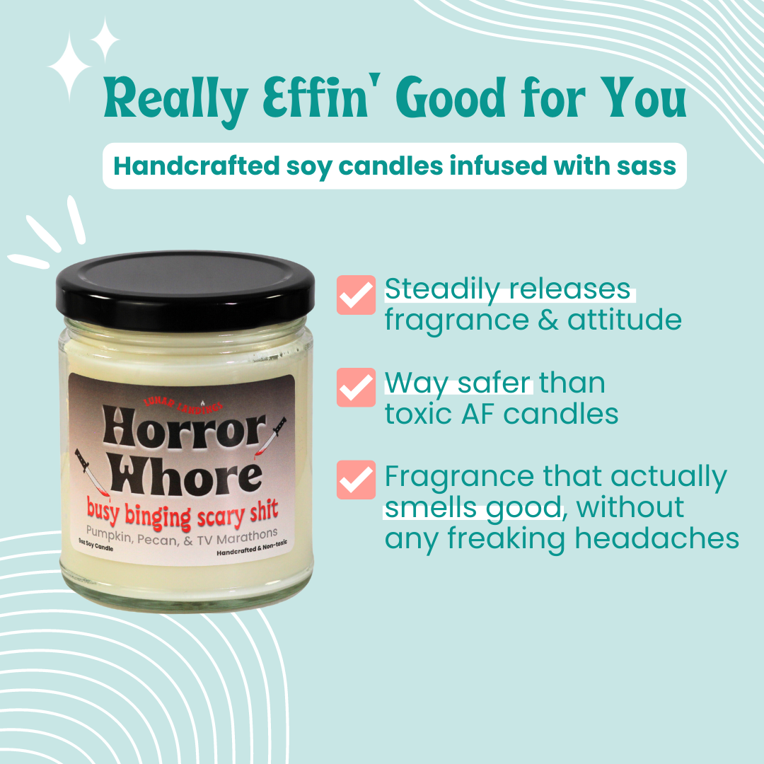Horror Whore, Pumpkin Pecan Soy Candle