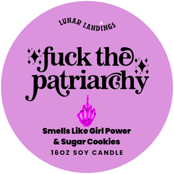 Protest Snowman Soy Candle – Large 16oz (Pick Your Protest Label)