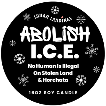 Protest Snowman Soy Candle – Large 16oz (Pick Your Protest Label)