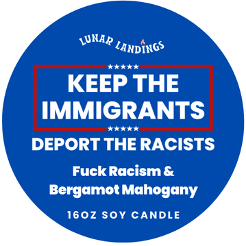 Protest Snowman Soy Candle – Large 16oz (Pick Your Protest Label)