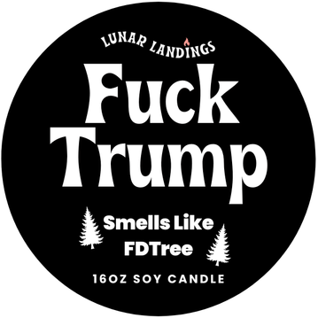 Protest Snowman Soy Candle – Large 16oz (Pick Your Protest Label)