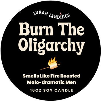 Protest Snowman Soy Candle – Large 16oz (Pick Your Protest Label)