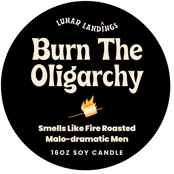 Protest Snowman Soy Candle – Large 16oz (Pick Your Protest Label)