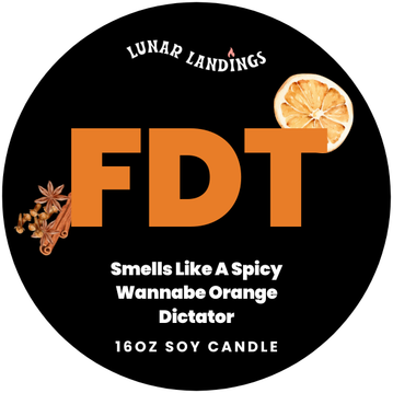 Protest Snowman Soy Candle – Large 16oz (Pick Your Protest Label)