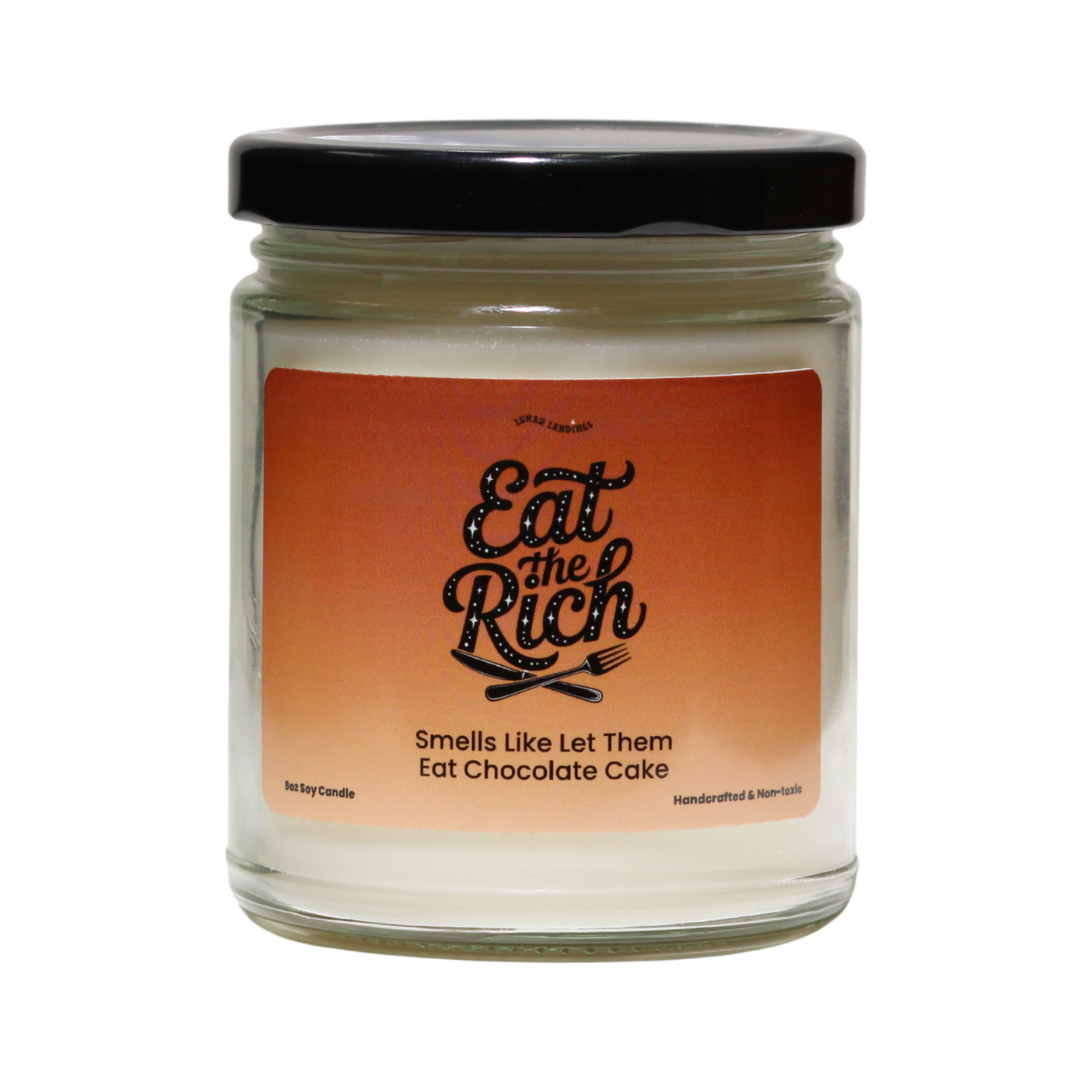 Eat The Rich Soy Candle: Smells Like Let Them Eat Chocolate Cake