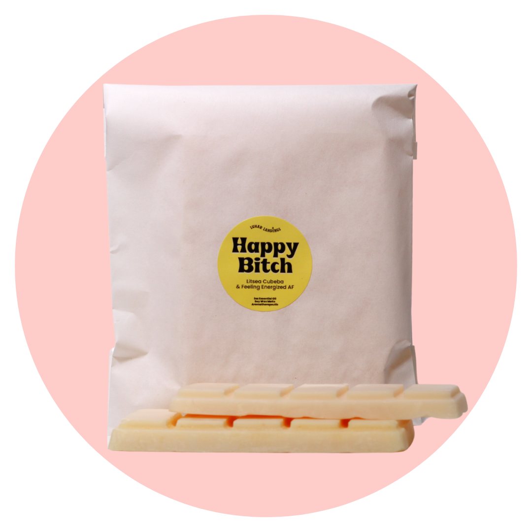 Happy Bitch, Litsea Cubeba Essential Oil Soy Wax Melts