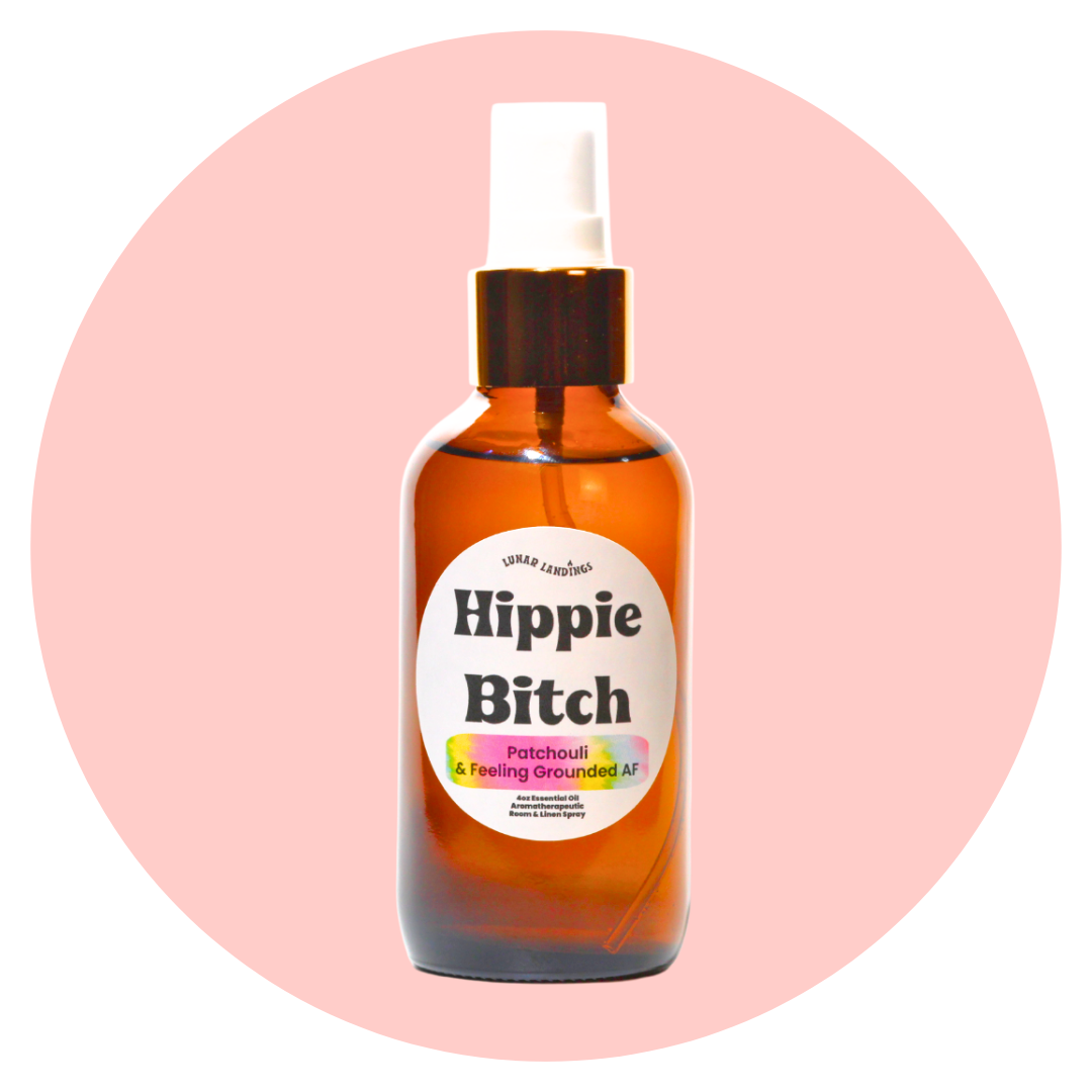 Hippie Bitch Spray, Patchouli Pure Essential Oil Infused