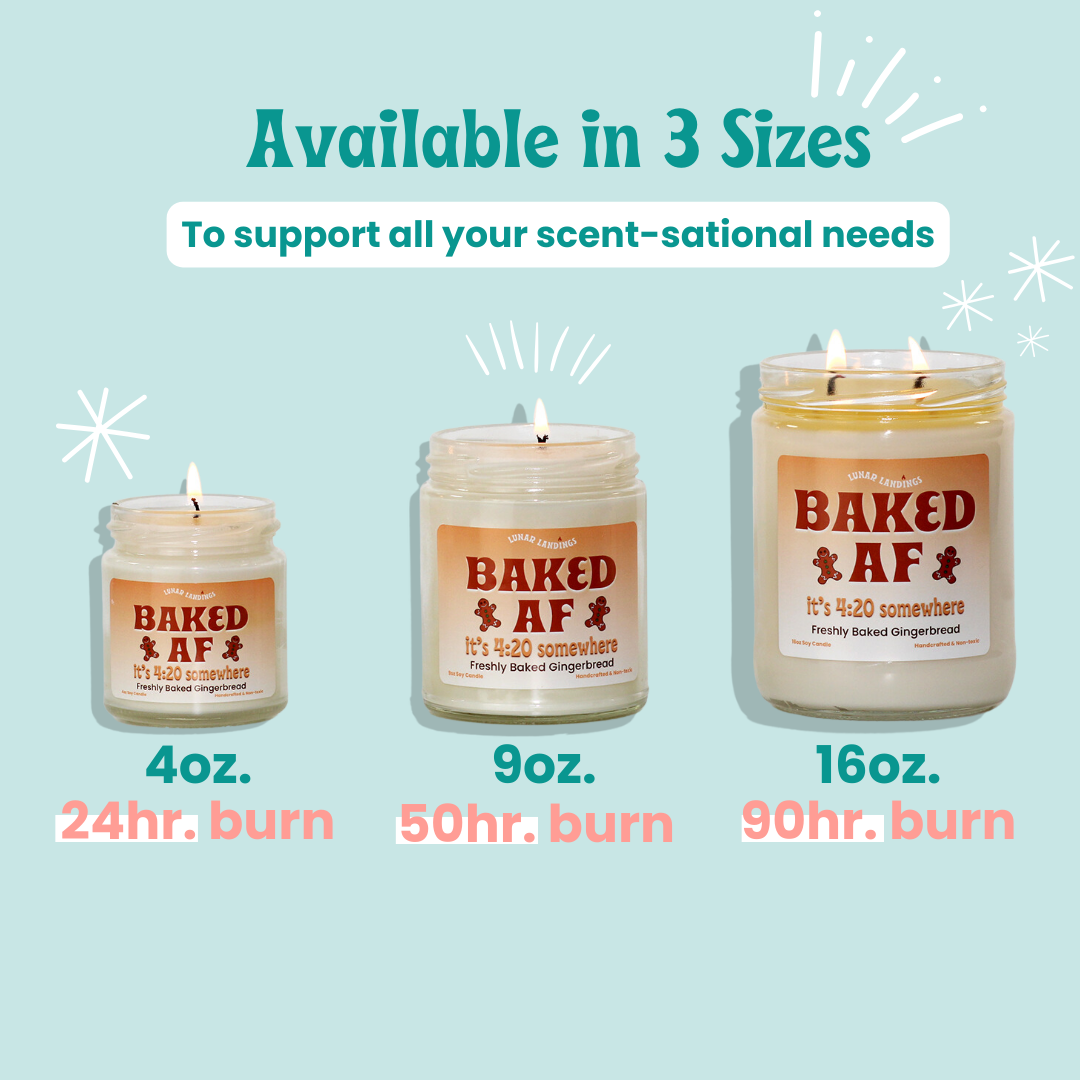Baked AF, Gingerbread Soy Candle