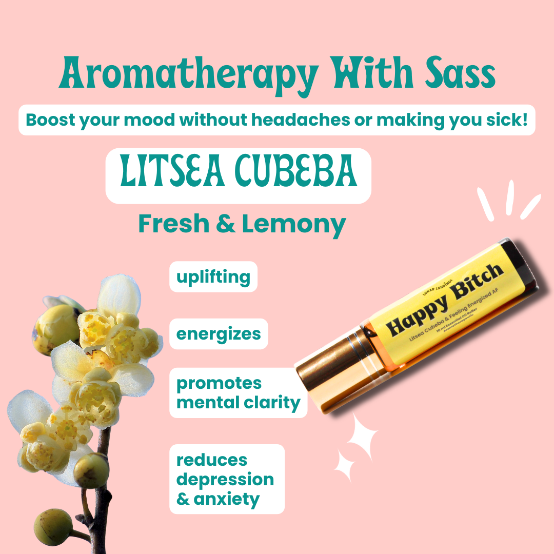 Happy Bitch, Litsea Cubeba Essential Oil Roller