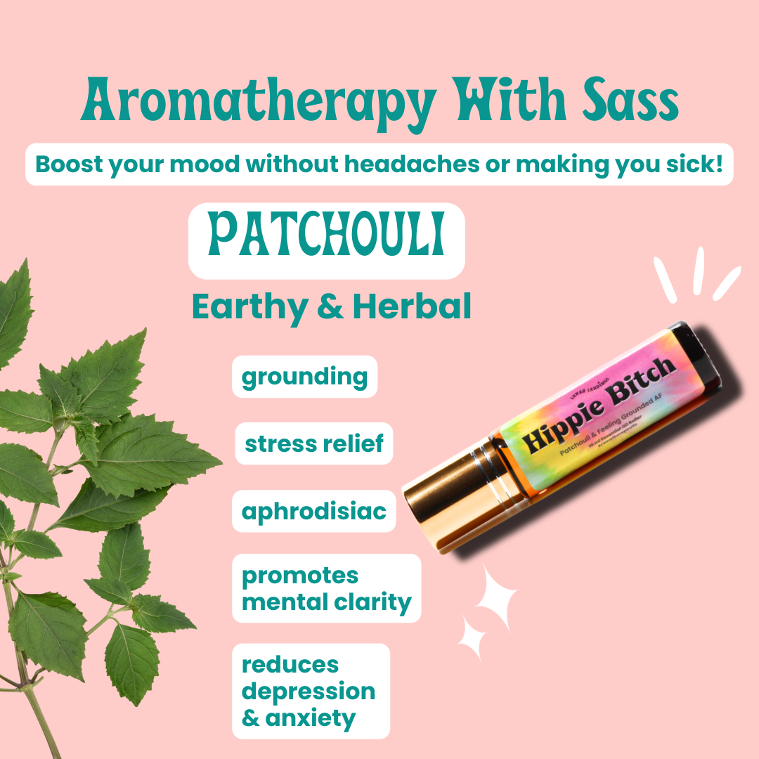 Hippie Bitch, Patchouli Essential Oil Roller