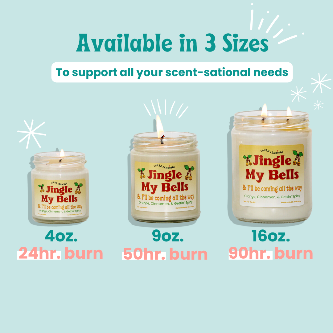 Jingle My Bells, Orange & Cinnamon Spice Soy Candle