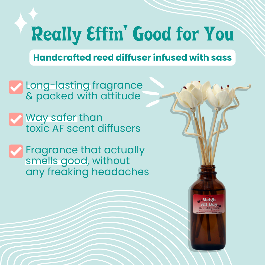 Peppermint Mocha Flower Reed Diffuser