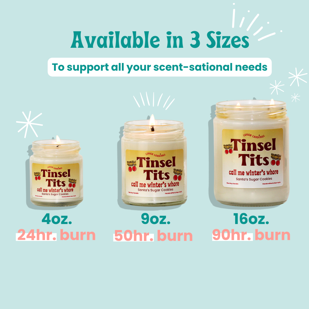 Tinsel Tits, Sugar Cookies Soy Candle