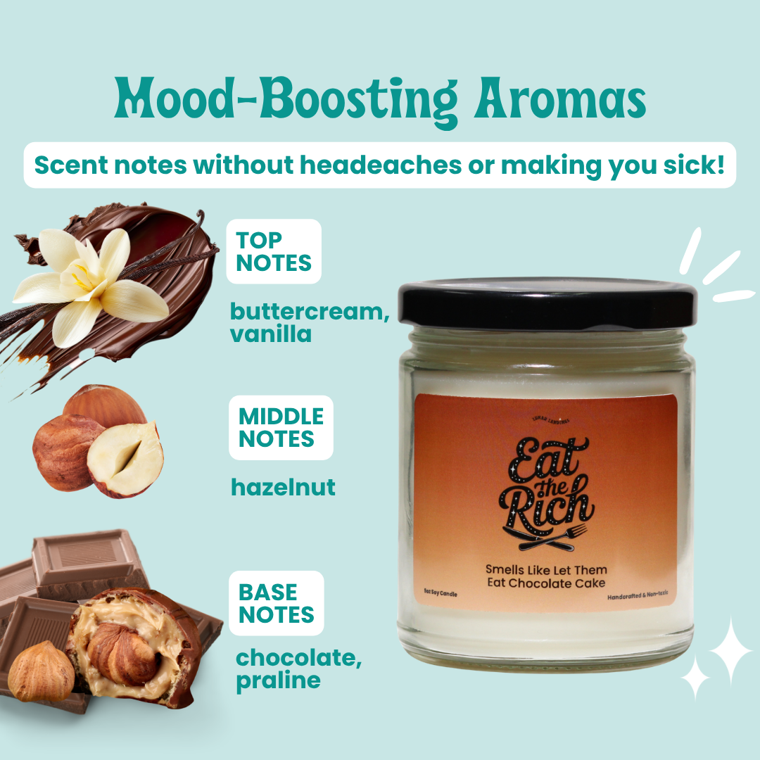 Eat The Rich Soy Candle: Smells Like Let Them Eat Chocolate Cake