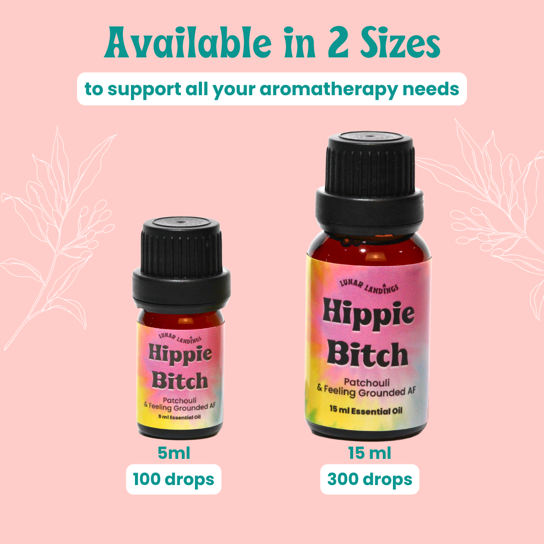 Hippie Bitch, Patchouli Pure Essential Oil Dropper