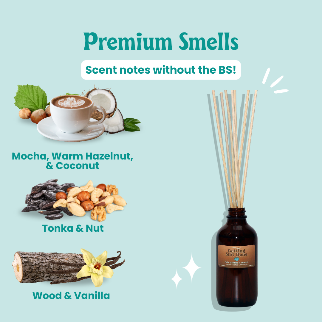 Hazelnut Coffee Reed Diffuser