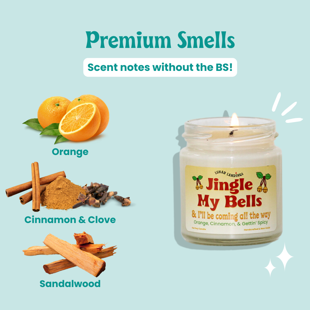 Jingle My Bells, Orange & Cinnamon Spice Soy Candle