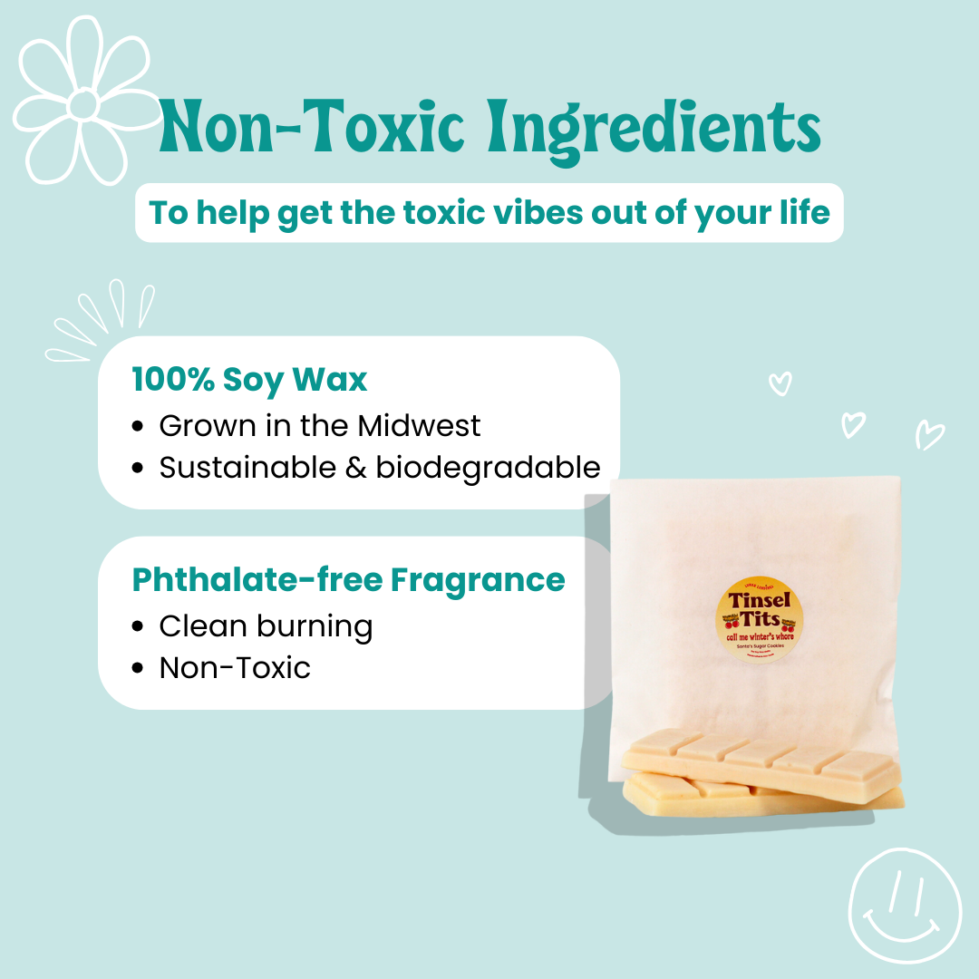 Tinsel Tits, Sugar Cookies Wax Melts