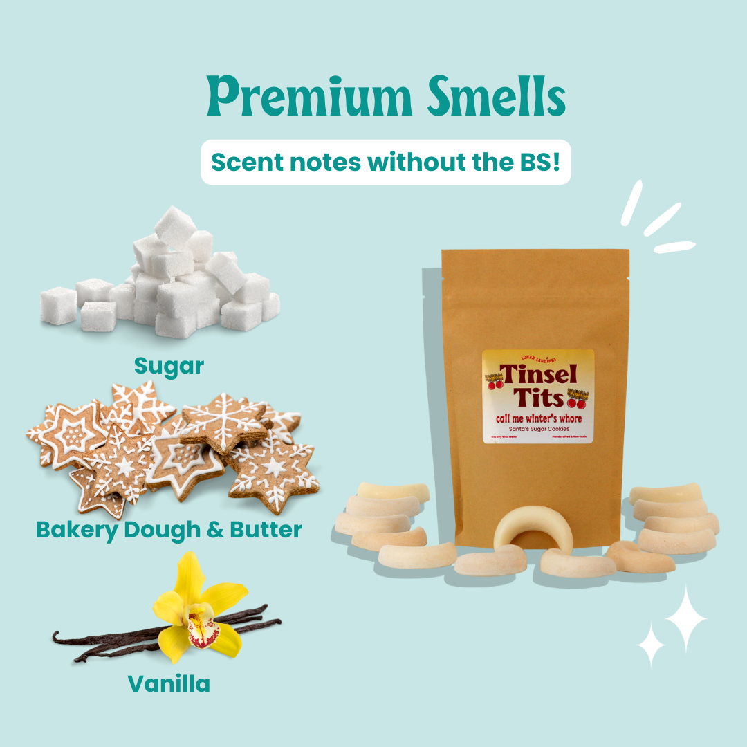 Tinsel Tits, Sugar Cookies Wax Melts