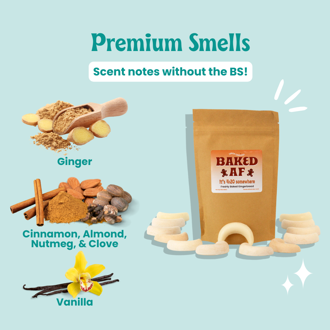 Baked AF, Gingerbread Wax Melts