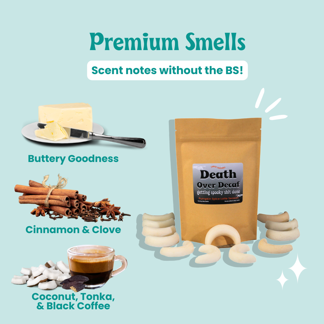 Death Over Decaf, Pumpkin Spice Latte Soy Wax Melts