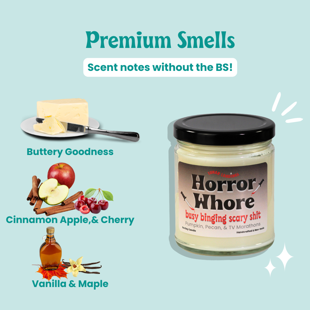 Horror Whore, Pumpkin Pecan Soy Candle