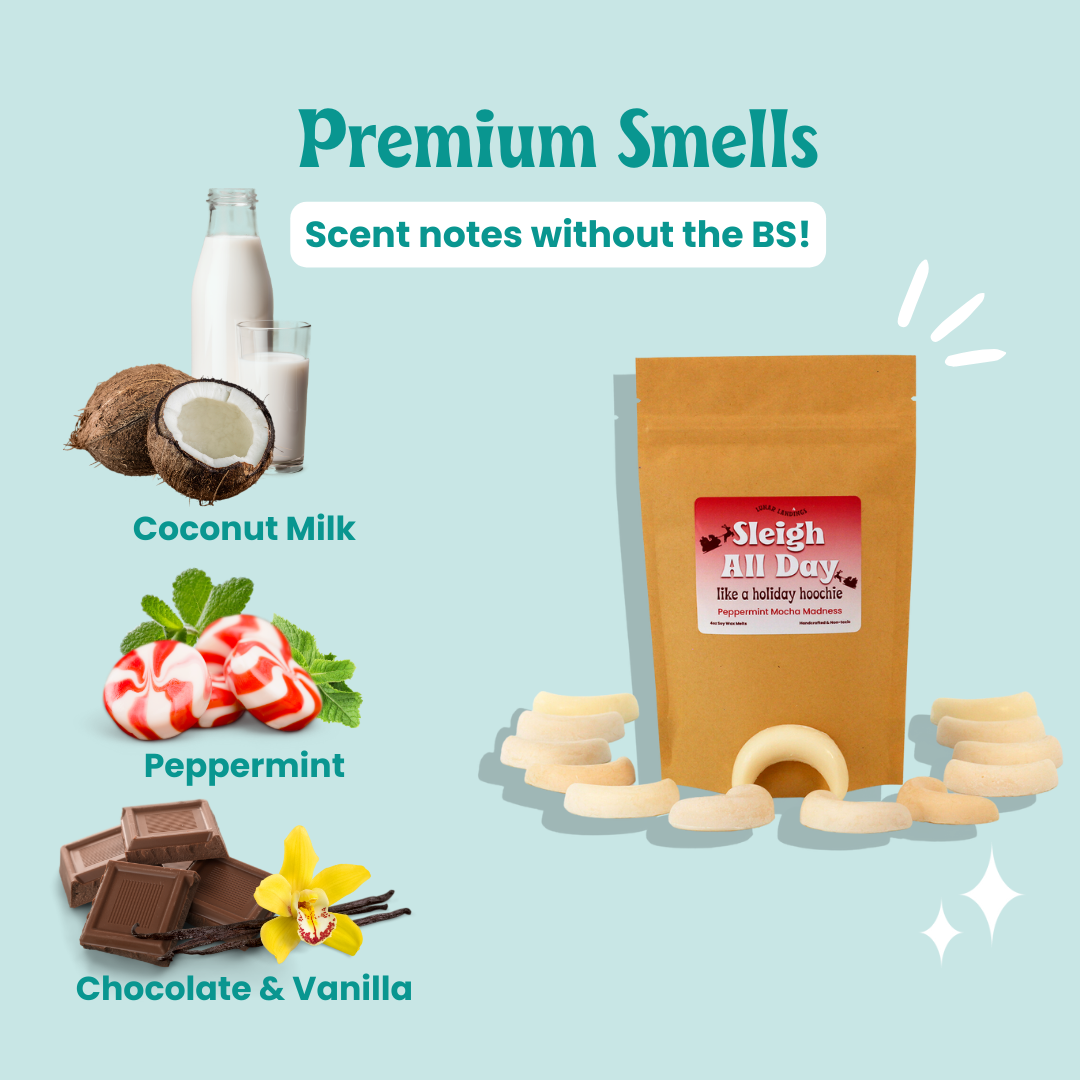 Sleigh All Day, Peppermint Mocha Wax Melts