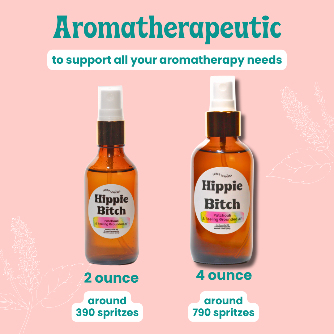 Hippie Bitch Spray, Patchouli Pure Essential Oil Infused