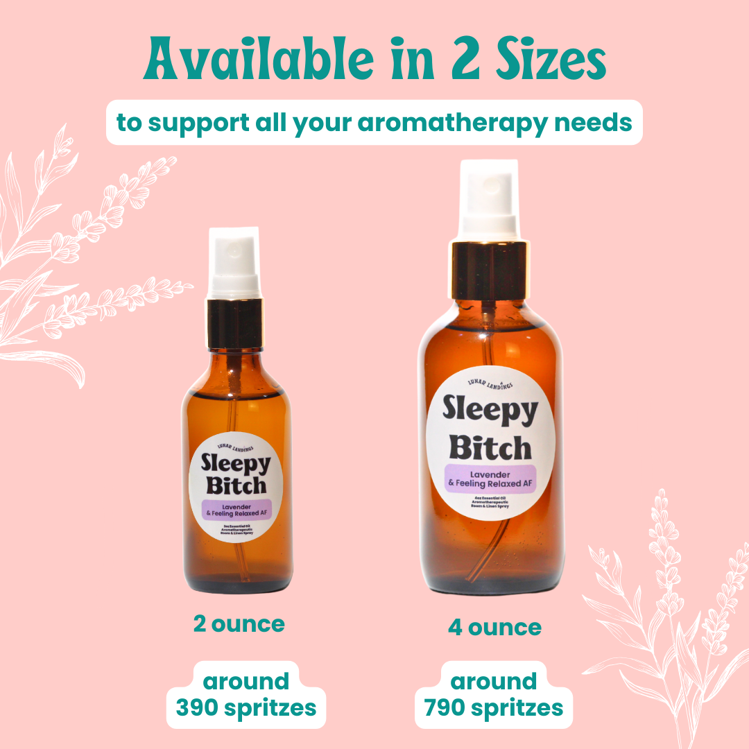 Sleepy Bitch Spray, Lavender Pure Essential Oil Infused