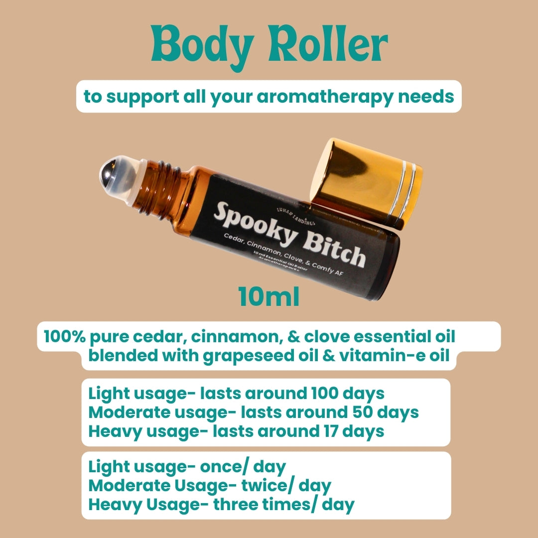 Essential Oil Body Roller: Cedar, Cinnamon, & Clove